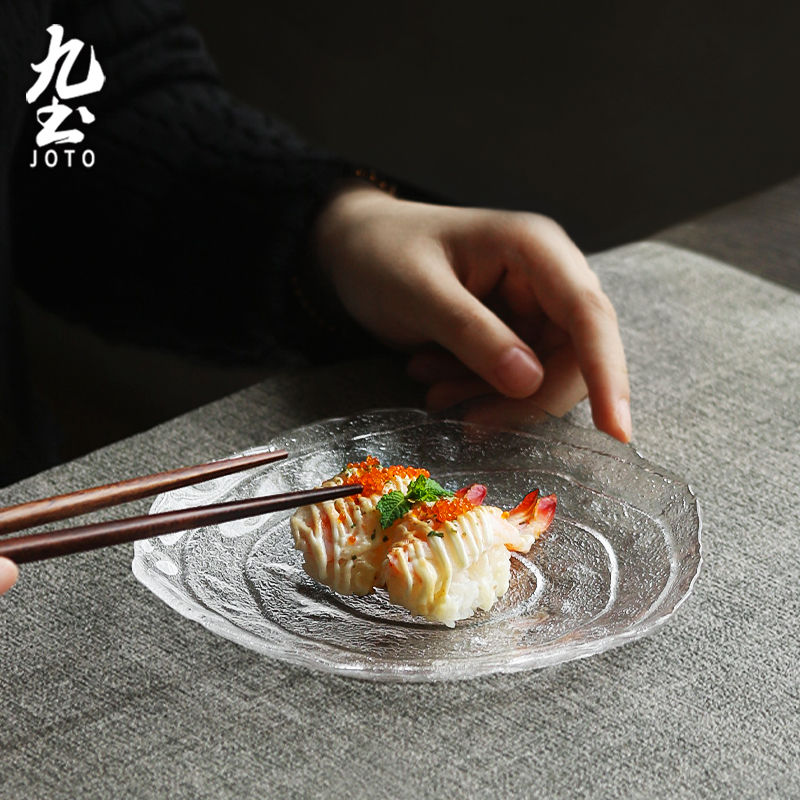 섬네일: JOTO  Simplicity Sophistication luxury Handmade Glass Dim Sum Plate CJR0580