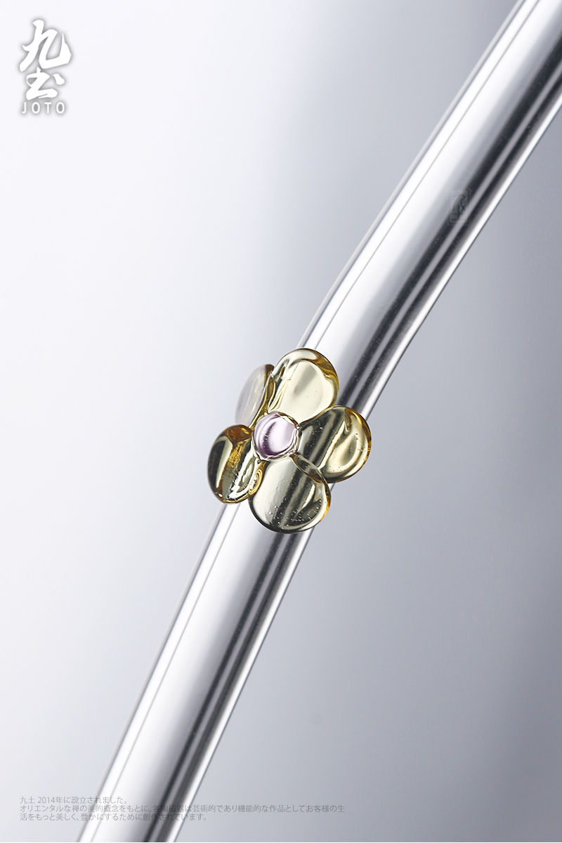 Thumbnail: JOTO Glass Straws Cute Colorful Flower Straws QTR0099