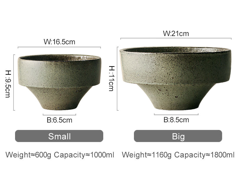 サムネイル： JOTO Zen Handmade Rough Ceramic Flower Arrangement Flower Vase DER0096