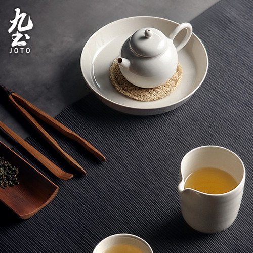 JOTO Rustic Japanese-Style Ash-Glazed Ceramic Teapot CHR0613