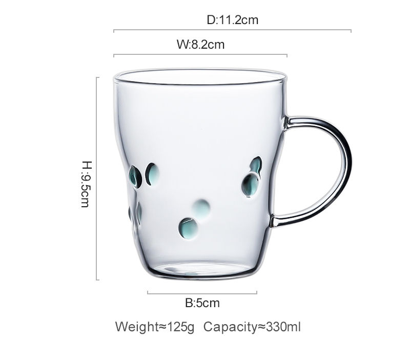 サムネイル： JOTO Heat-Resistant  Simple Milk Coffee Mug Office Water Cup CUPR0584