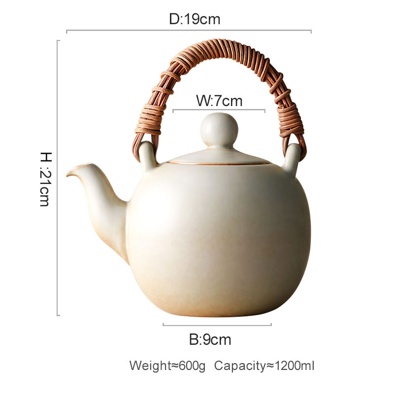 縮圖：JOTO Japanese Heat-Resistant Clay Teapot CHR0630