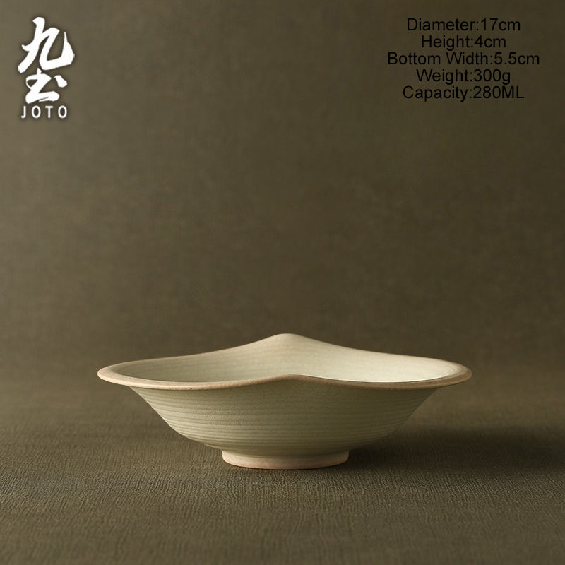 サムネイル： JOTO Handmade Rough Pottery Dinnerware CJR0629