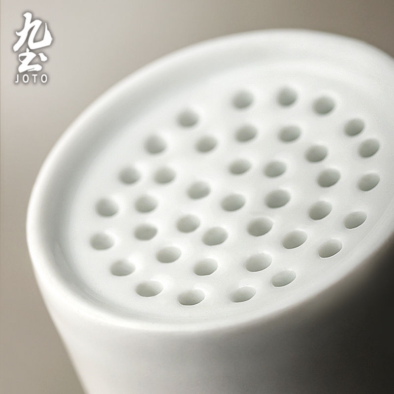섬네일: JOTO Elegant and Delicate Ceramic Glass Teapot with Handle CHR0621