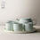 Thumbnail: JOTO Macaron Color Ceramic Tea Set Vintage MatteTea Set CHR0648