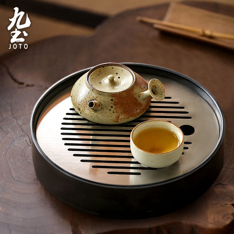サムネイル： JOTO Handcrafted Rustic Kiln-Glazed Small Teapot CHR0634
