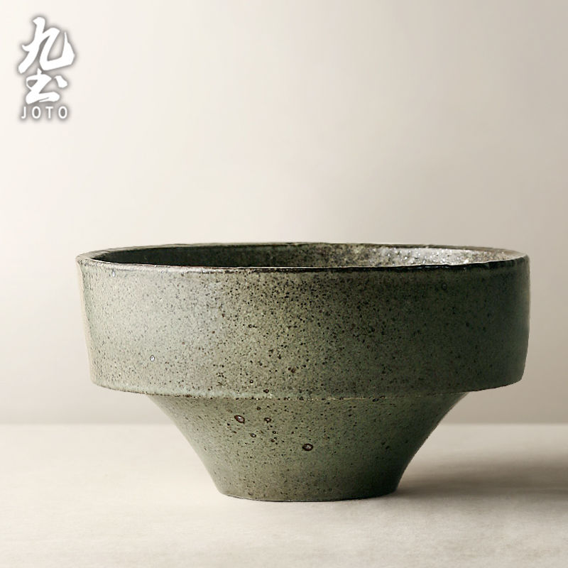 サムネイル： JOTO Zen Handmade Rough Ceramic Flower Arrangement Flower Vase DER0096