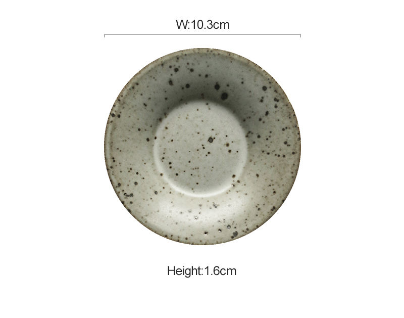 サムネイル： JOTO  Japanese Rustic Ceramic Vintage Tea Coaster PJR0034