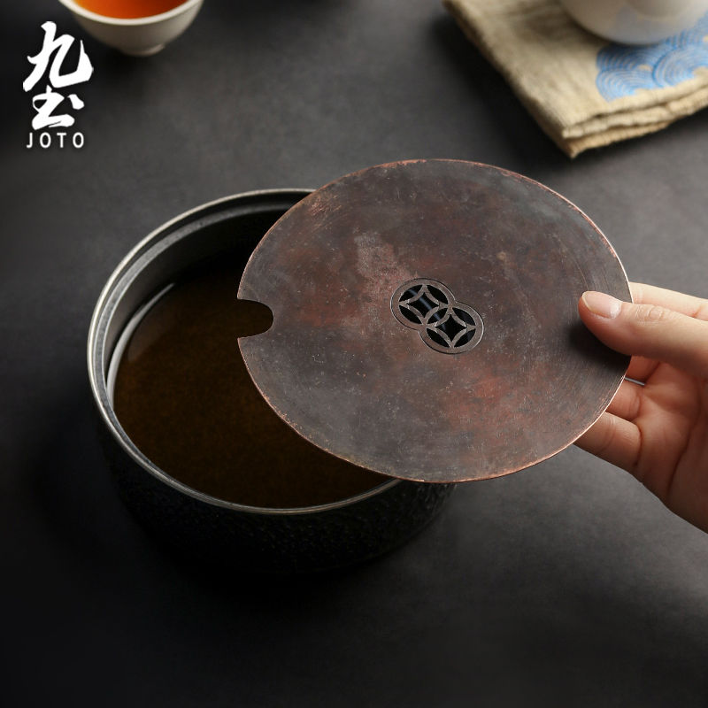 サムネイル： JOTO  Vintage Handmade Dry Bubble Tea Tray HPR0049