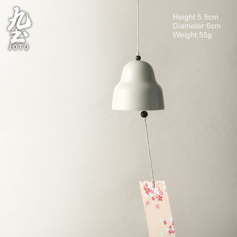 섬네일: JOTO Handmade Ceramic Wind Chime Vintage Hanging Ornament PJR0112
