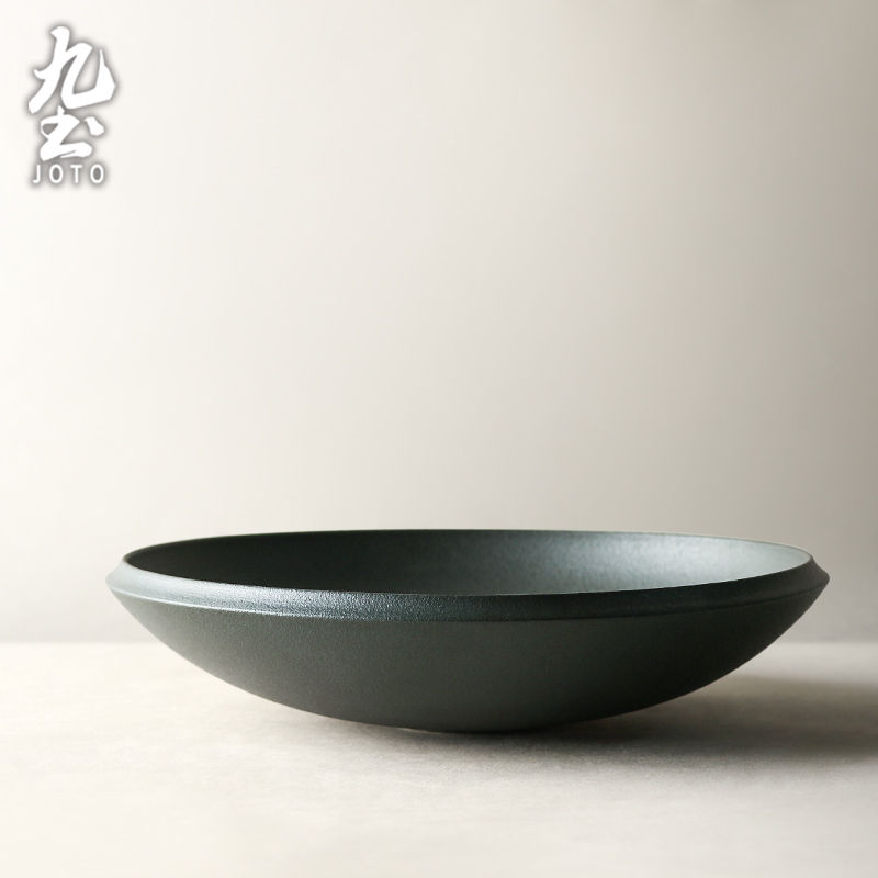サムネイル： JOTO Handmade Ceramic Dinner Plate Creative Salad Plate CJR0556