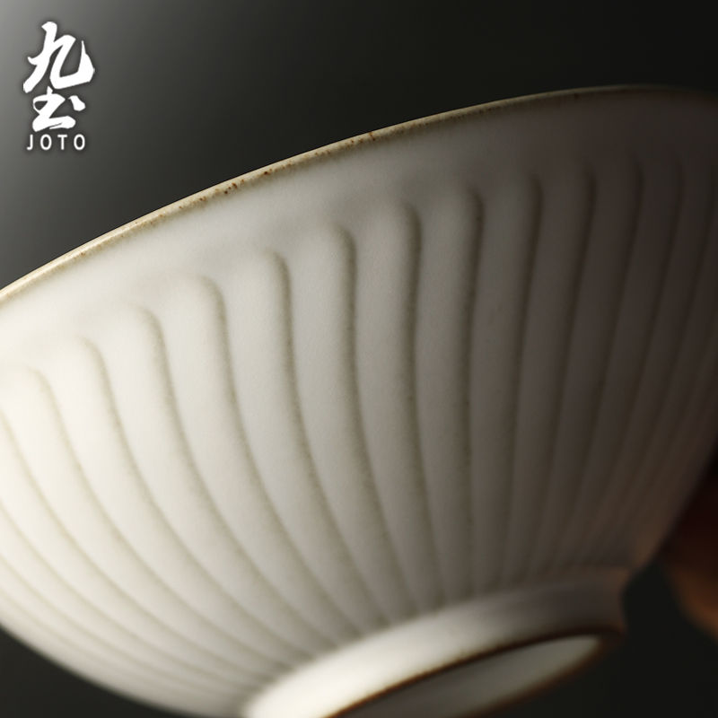 サムネイル： JOTO Simple and Generous Elegant shape Vintage Handmade Ceramic Tableware CJR059