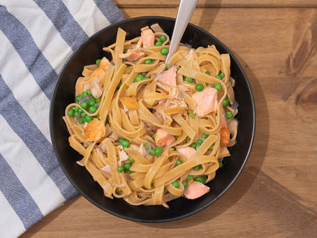Creamy Salmon Tagliatelle