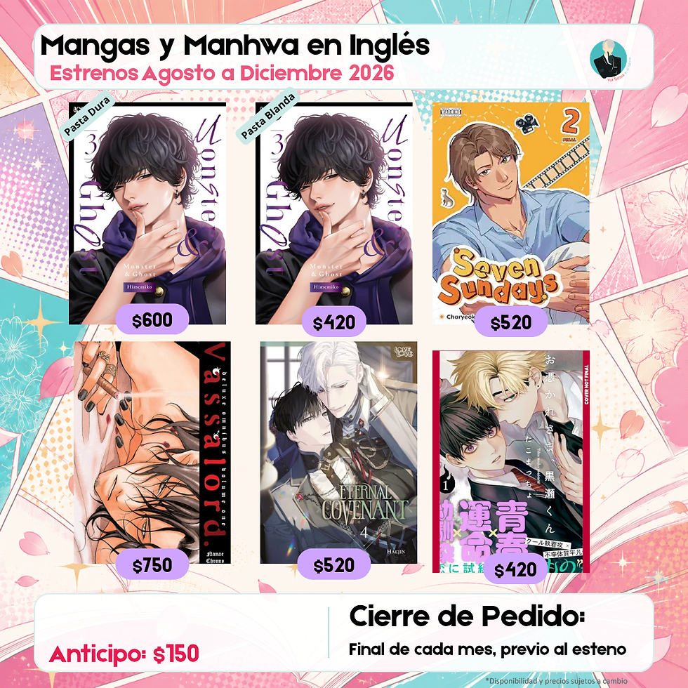 Miniatura: Mangas y Novelas en Inglés (Sobre Pedido)