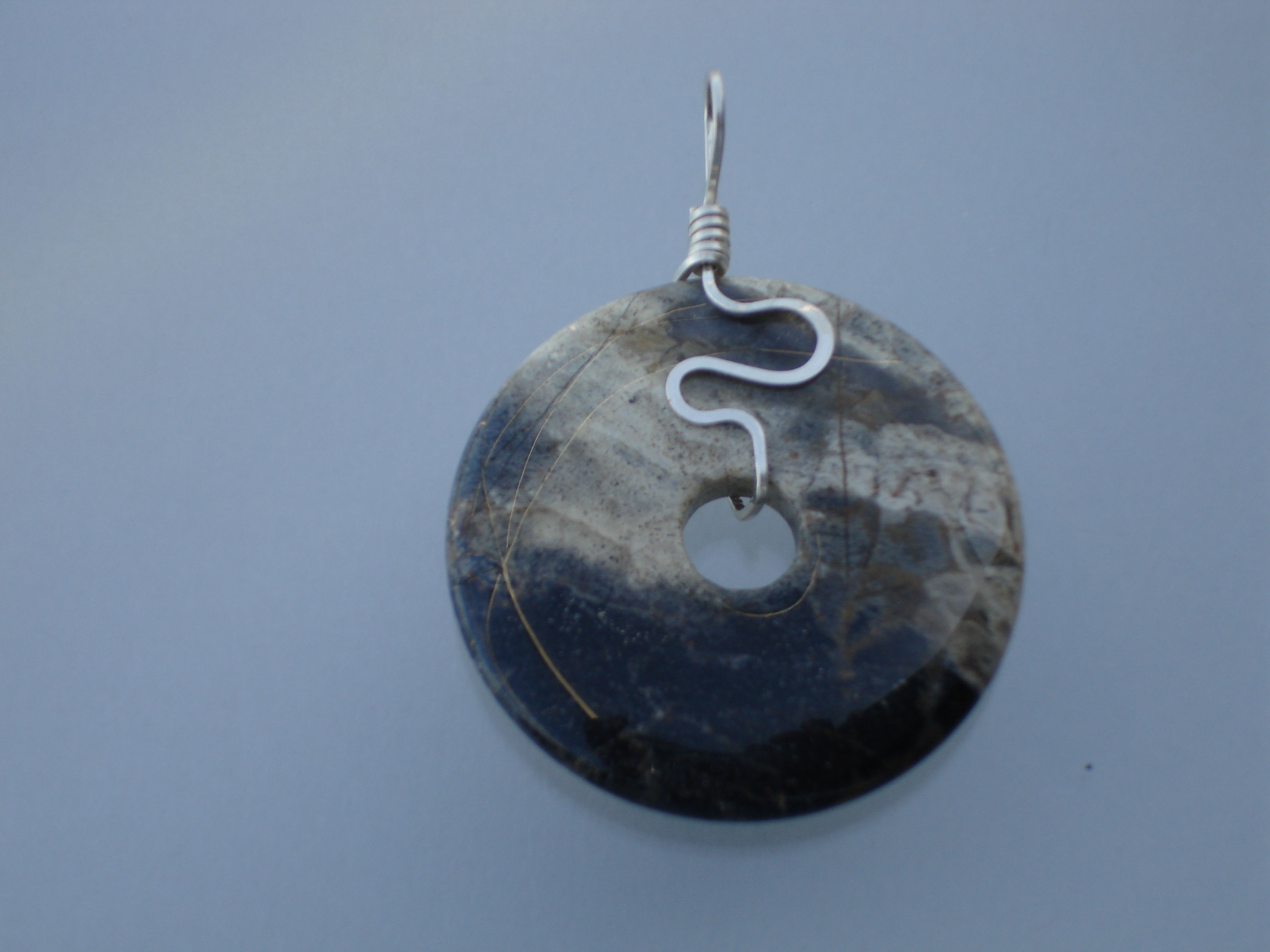 Silverleaf Jasper Pendant
