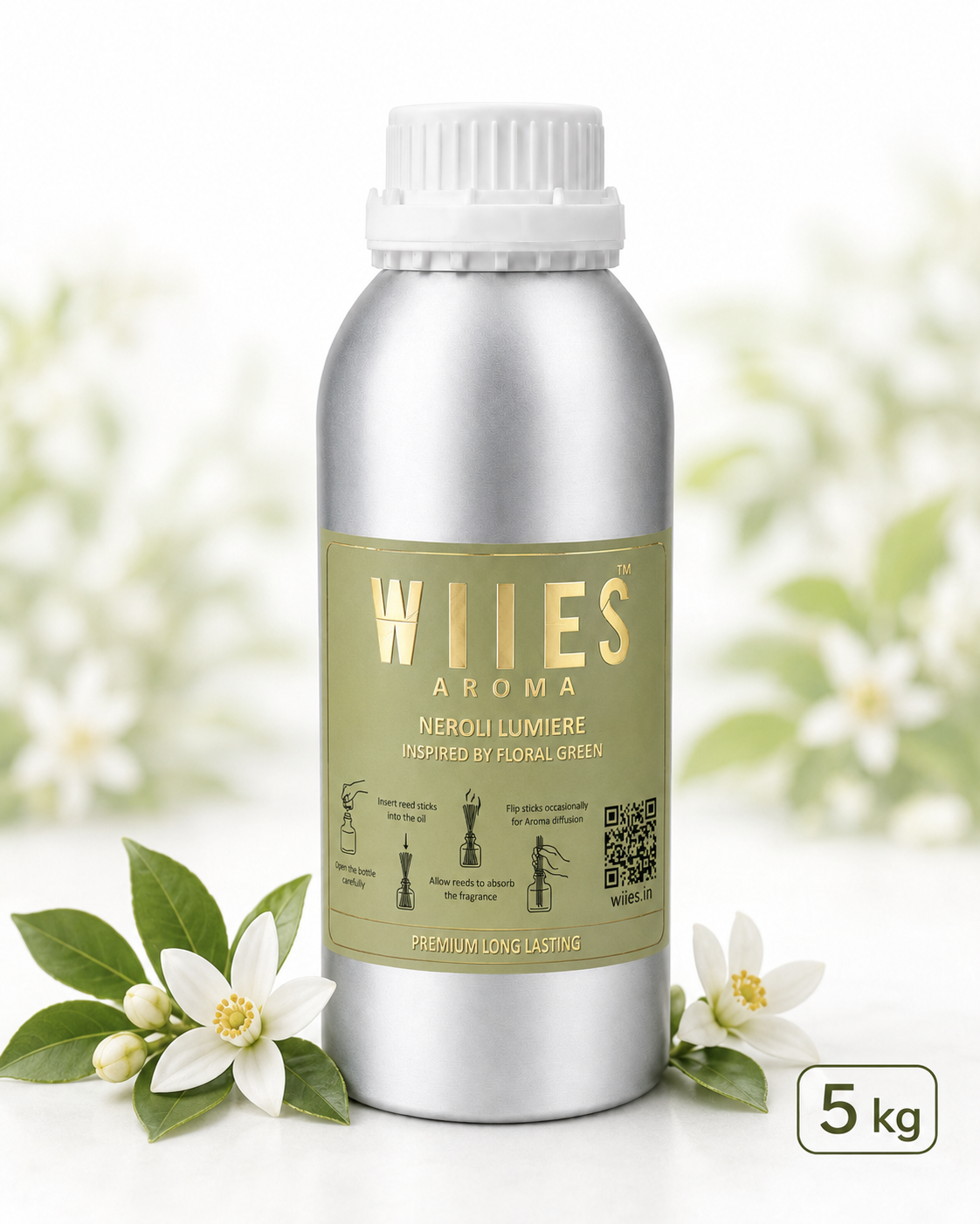 Neroli Lumiere Premium Aroma Oil – Inspired by Floral GreensIn Bulk 5 kg