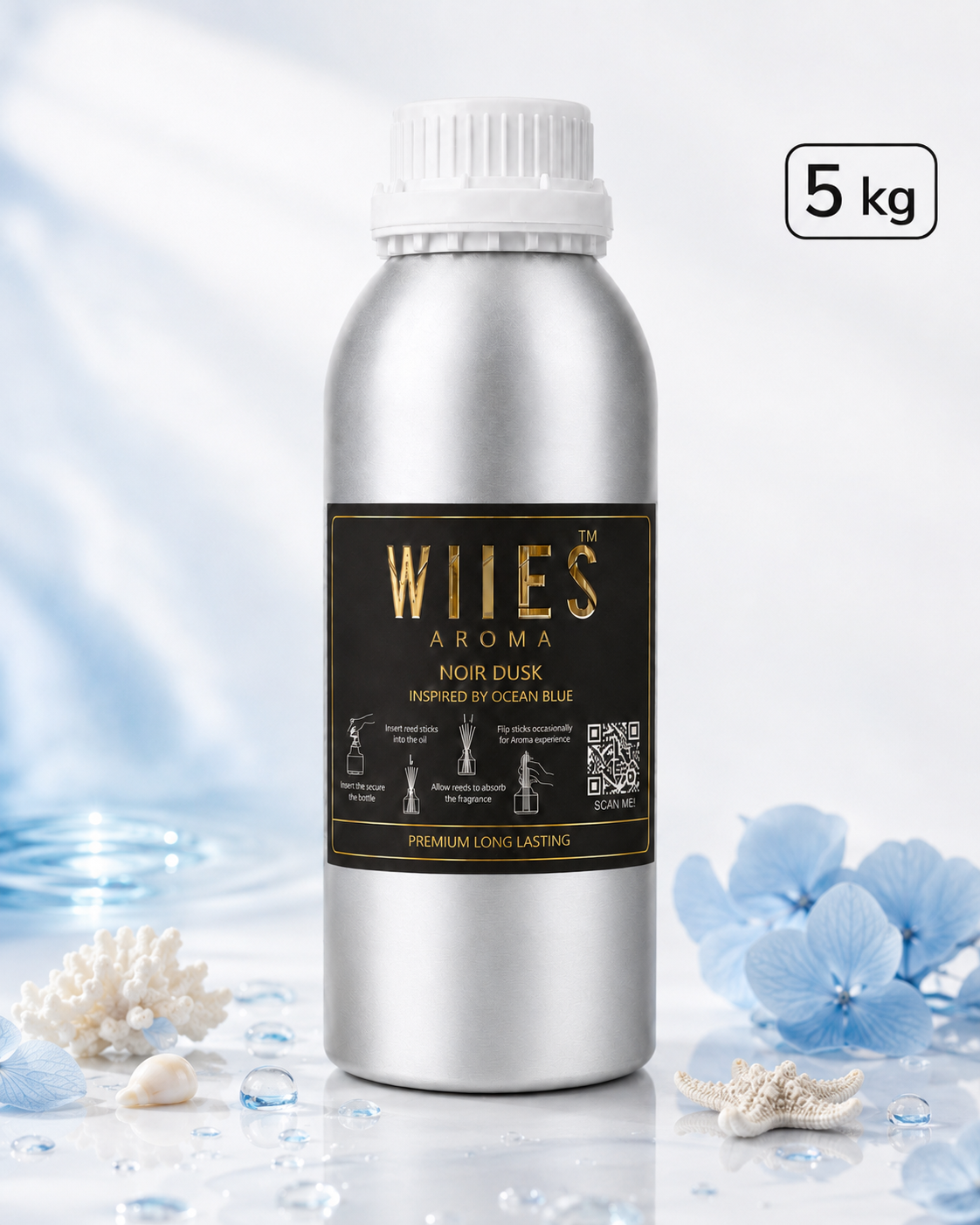 Noir Dusk Inspired by Ocean Blue – Premium Bulk Fragrance Oil In Bulk 5 Kg