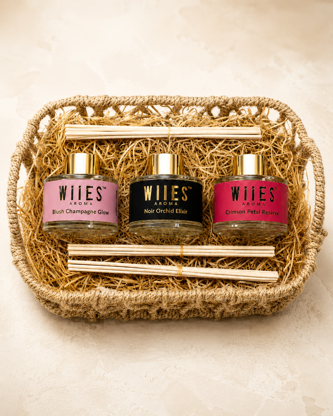 The Celebration Pair – Premium Reed Diffuser Gift Hamper