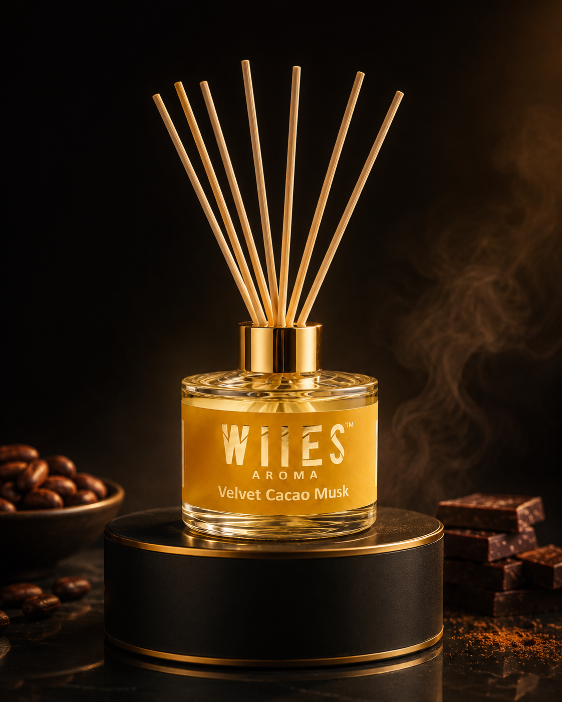 Velvet Cacao Musk – Reed Diffuser Fragrance 100ml