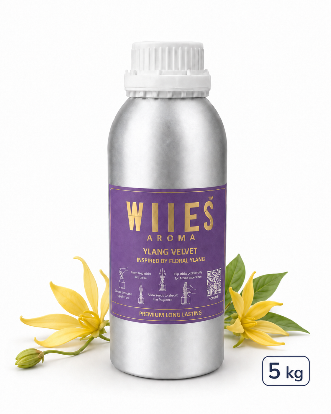 Ylang Velvet Premium Aroma Oil – Soft Floral Ylang Fragrance In Bulk 5 kg