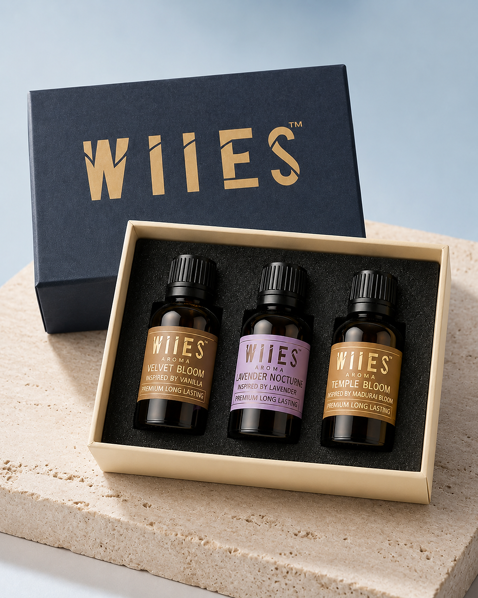 Scented Moments Trilogy aroma oil gift hamper
