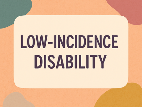 What Is a Low-Incidence Disability?
