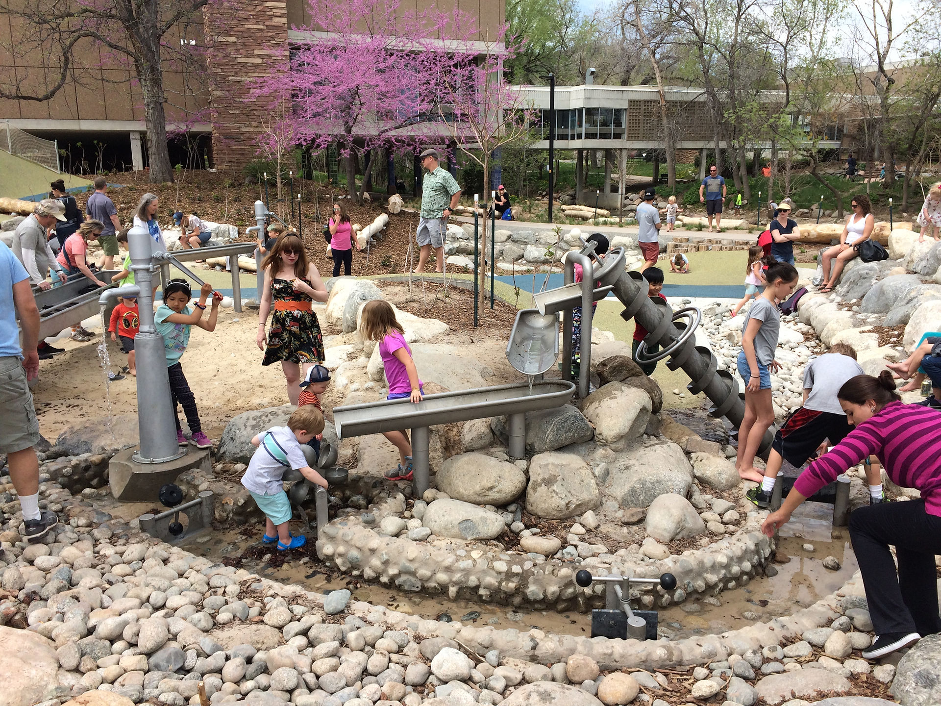 A new nature play area synthesized ideas from preschool and elementary school students