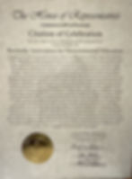 Citation of Celebration from the Kentucky House of Representatives honoring the Kentucky Association for Environmental Education on its 50th anniversary (2026).