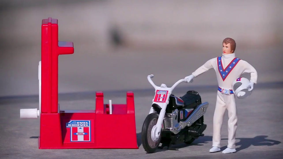 Evel Knievel Stunt Cycle Set