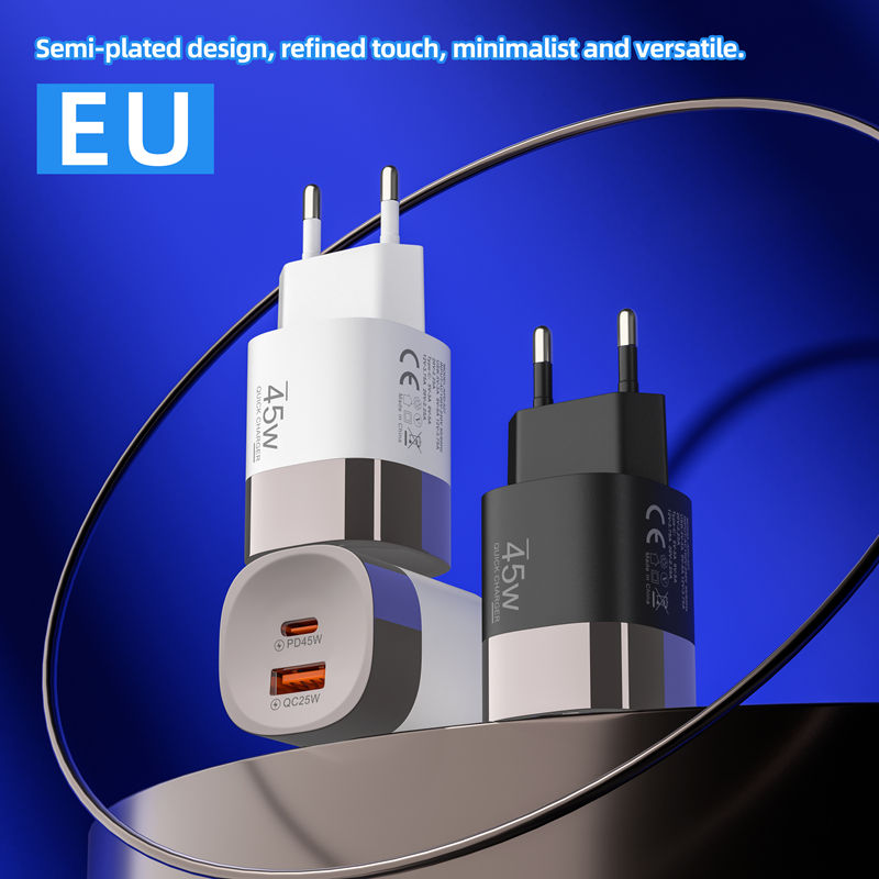 Thumbnail: Lenovo Multi-Port 45W A+C Charger QC3.0 Fast Charging Adapter PD20Q 5V/2A Portab