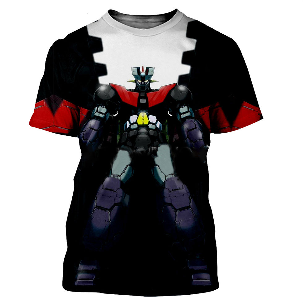 Thumbnail: New Mazinger Z T-Shirts UFO Robot 3D Print Men Women Short Sleeve T Shirts Overs