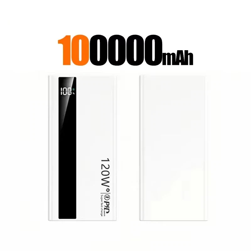 Thumbnail: Lenovo 200000mAh Powerbank 120W Super Fast Charging Portable Battery Charger Ult