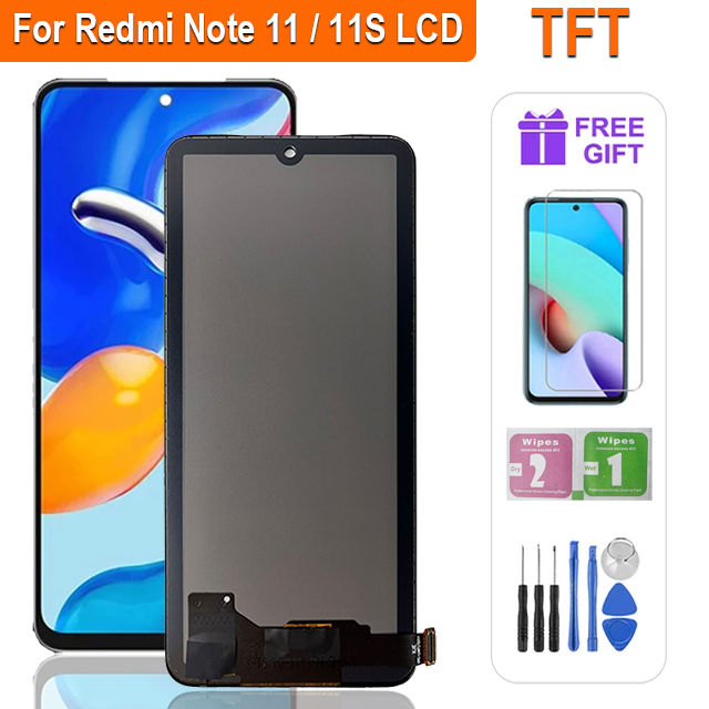 Thumbnail: Super AMOLED LCD For Xiaomi Redmi Note 11 LCD 2201117TG LCD Display Touch Screen