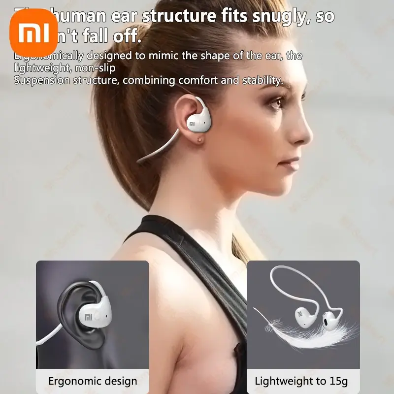 Thumbnail: Xiaomi Wireless Bluetooth Headphones Bone Conduction Waterproof Headset Stereo O