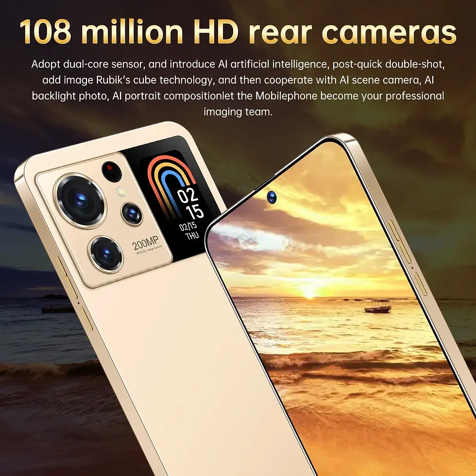 Thumbnail: Cellphones S24 Ultra 7.3Inch 4G 5G Dual SIM Original Smartphone 6800mAh Cell Pho