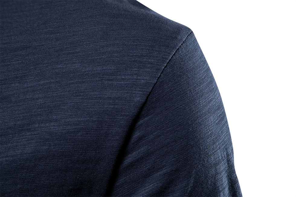 Thumbnail: 100% Cotton Men T-shirt Casual Soft Fitness Summer Thin T-shirts Men's Home Clot