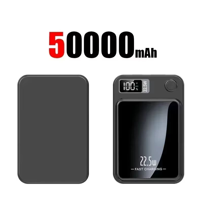 Thumbnail: Lenovo 500000mAh Large Capacity Magnetic Power Bank PD22.5W Wireless Fast Chargi