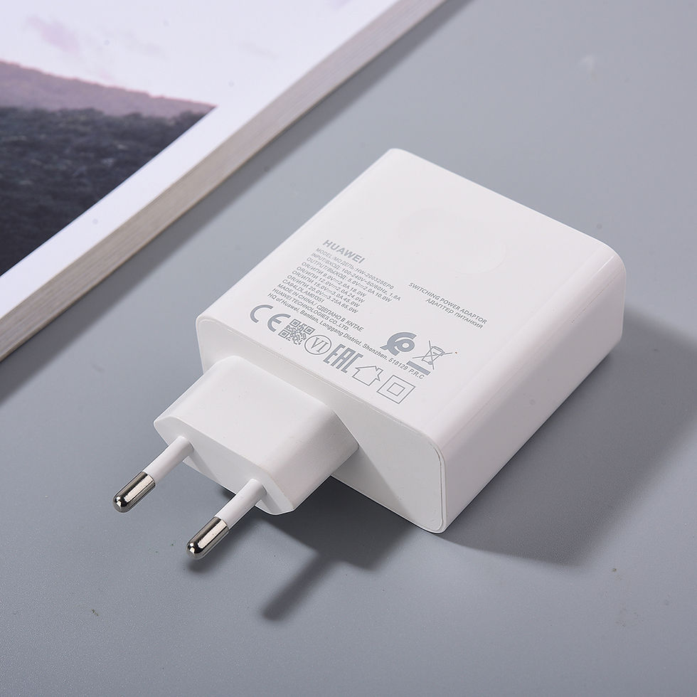 Thumbnail: HUAWEI 65W USB-C Fast Charger 20V 3.25A Fast Charging EU/US Wall Adapter For Mat