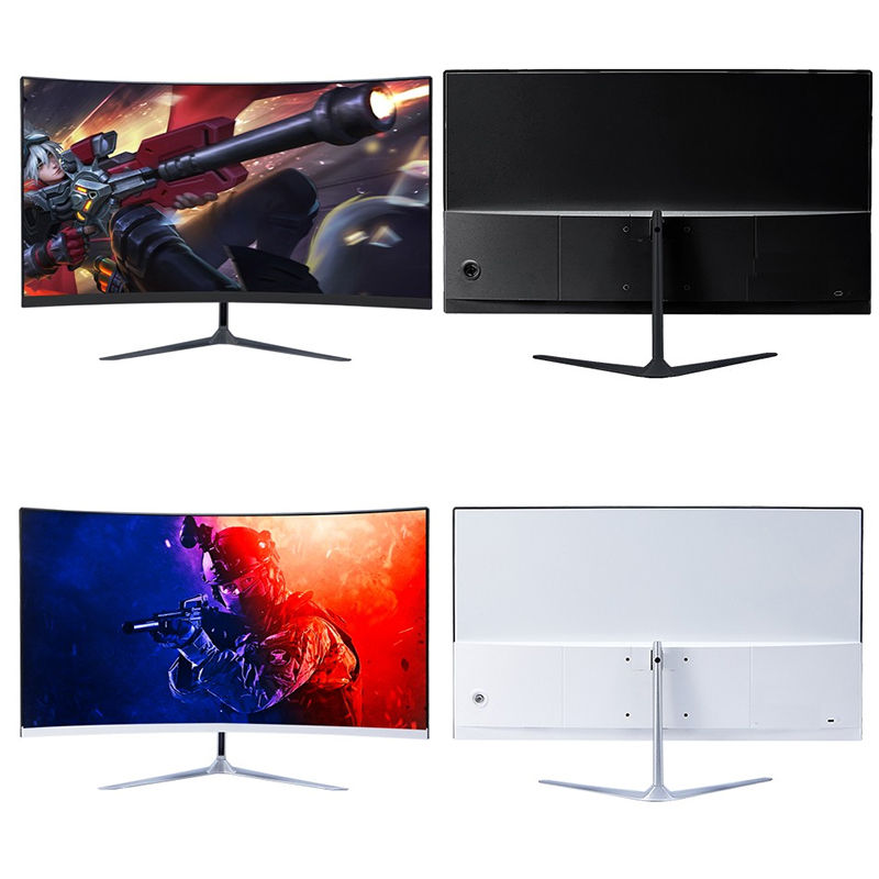 Thumbnail: 24 Inch Curved 75Hz Monitor Gaming VA FHD 1080P Computer Display 2800R HDMI/VGA 