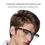 الصورة المصغرة: 2 In 1 Headset Smart Glasses Blue Tooth Audio Call AI Voice Noise Reduction Musi