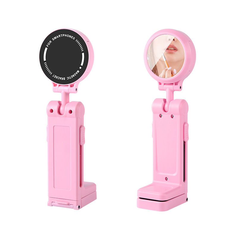 Thumbnail: Lenovo Clip-On Magnetic Mobile Phone Holder with Make-up Mirror Foldable Compact