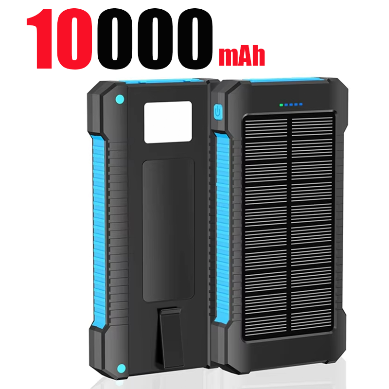 Thumbnail: Lenovo 500000mAh Portable Solar Power Bank Large Capacity Super Fast Charging Ou
