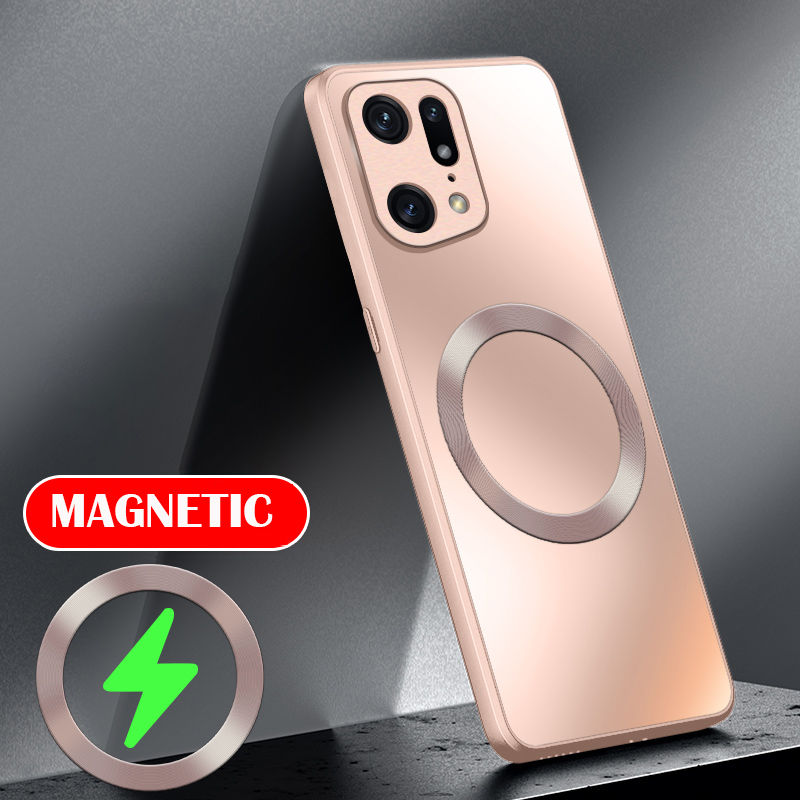 Thumbnail: Luxury AG Matte Silicone Hard Case For Oppo Reno 5 6 8 Find X3 Lite X5 X6 Pro Fr