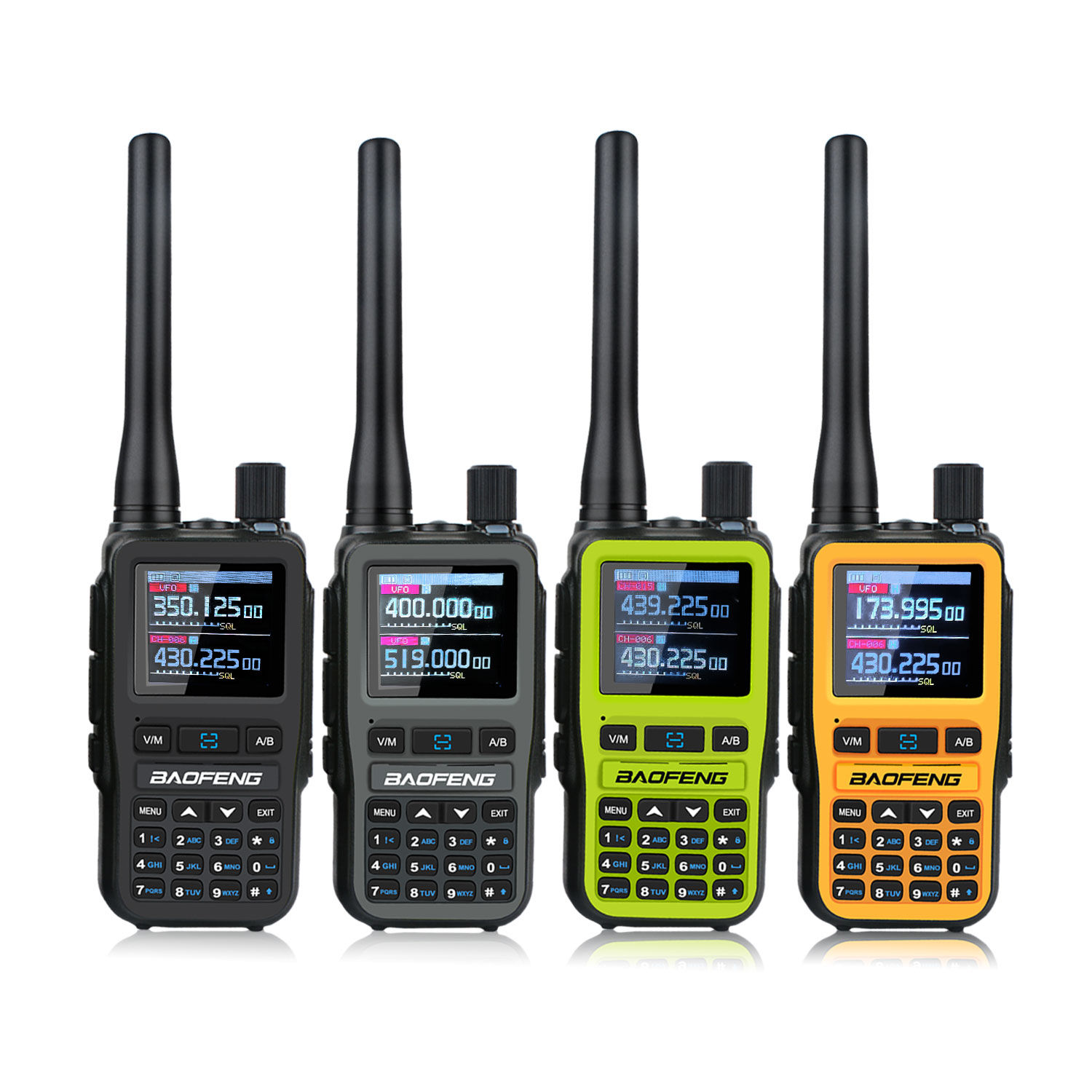 2PCS/Pack Baofeng UV-5R Mini Dual Band Dual PTT Walkie Talkie 5RMINI Air Band Rx