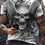 الصورة المصغرة: Men's Punk Skull 3D Prints T-Shirt Summer Fashion Outdoor O-Neck Skull Graphic T