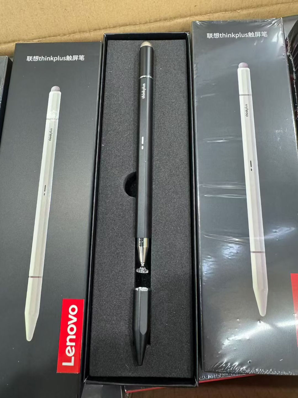 Thumbnail: Lenovo Universal Three Pen Tips Stylus For Android IOS Capacitive Screen For IPa