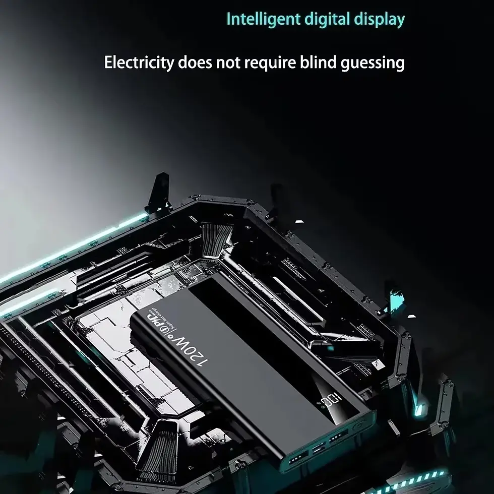 Thumbnail: Lenovo 2026 1000000mAh Large Capacity Power Bank 120W Fast Charging Digital Disp