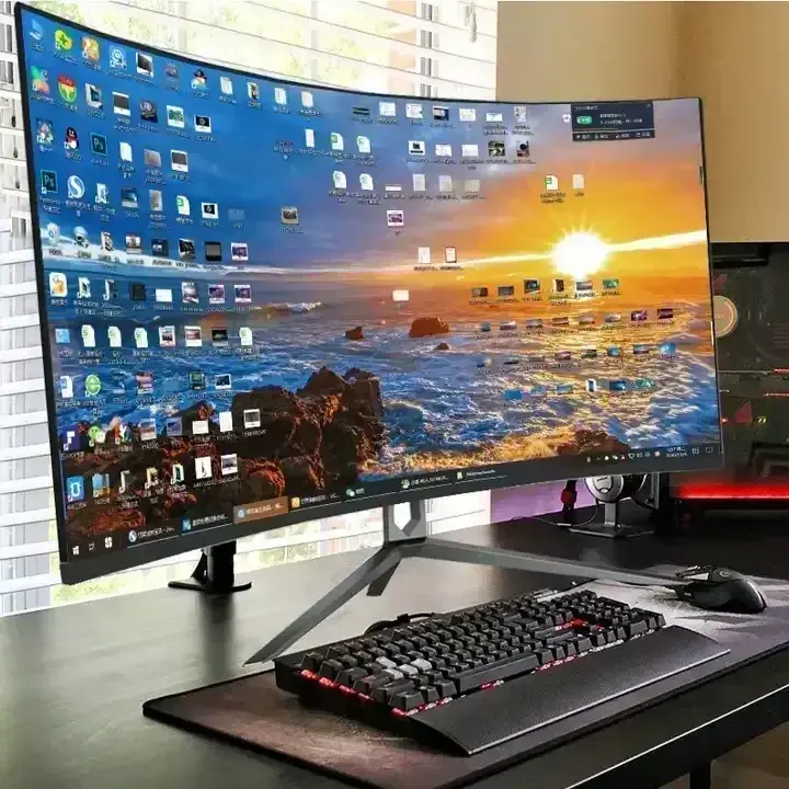 Computer Monitor,34inch,Curved Screen,3440*1440p,quasi-4K,165hz,1ms Extreme Resp