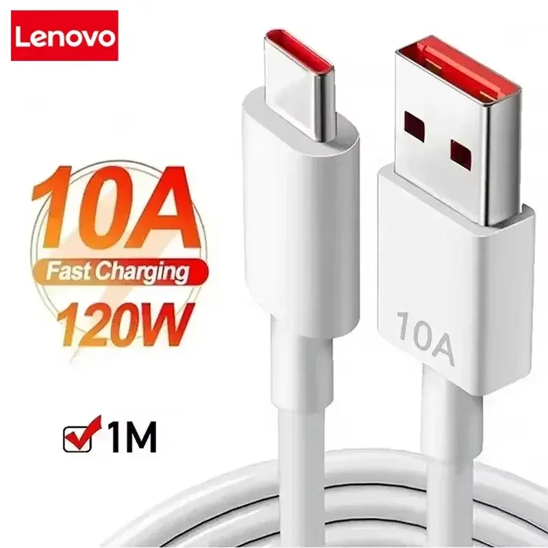 Thumbnail: Lenovo 120W 500000mAh Power Bank Large Capacity 4 In1 Cables Intelligent Digital