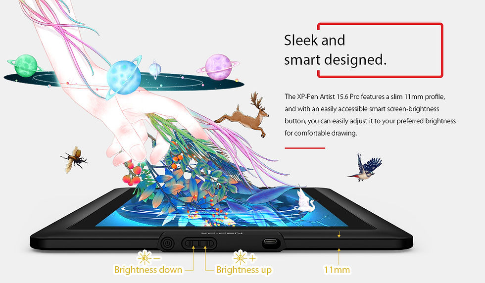 Thumbnail: XPPen Artist 15.6 Pro Drawing Tablet Graphic Monitor Digital Animation Drawing B